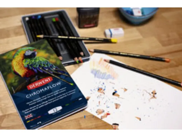 Kleurpotloden Derwent Chromaflow set à 12 kleuren