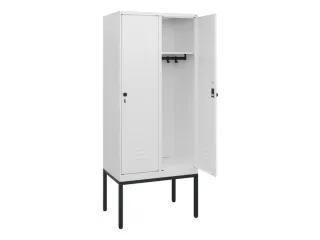 locker,HxBxD 1950x800x500mm,2vak,vak B 400mm,draaigrendel - 2