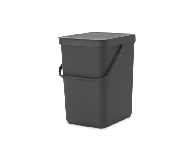 Afvalemmer Sort & Go 25 Liter Grijs