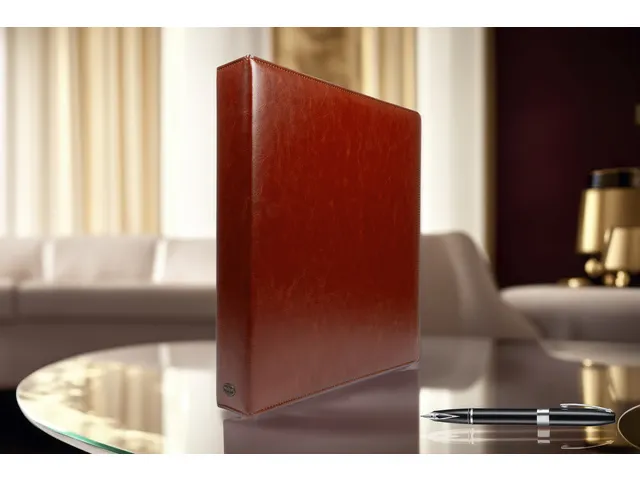 Ringband Multo Hannibal A4 23r O-30mm cognac kunstleder