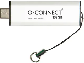 Q-connect USB stick type C 3.2 Gen1 256 GB Zilver - 2