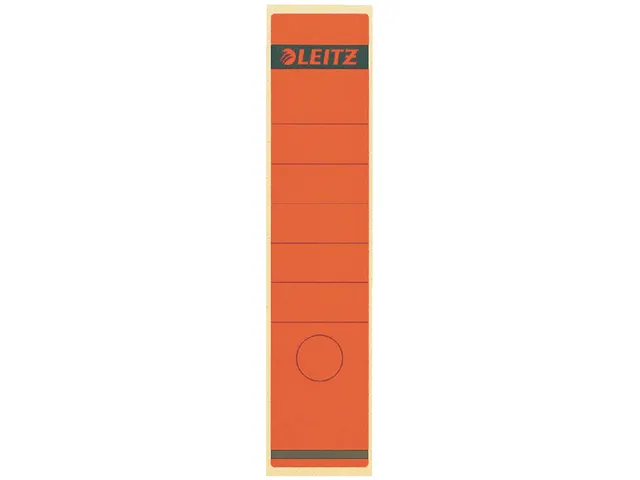 Rugetiket Leitz 1640 62x285mm Rood zelfklevend
