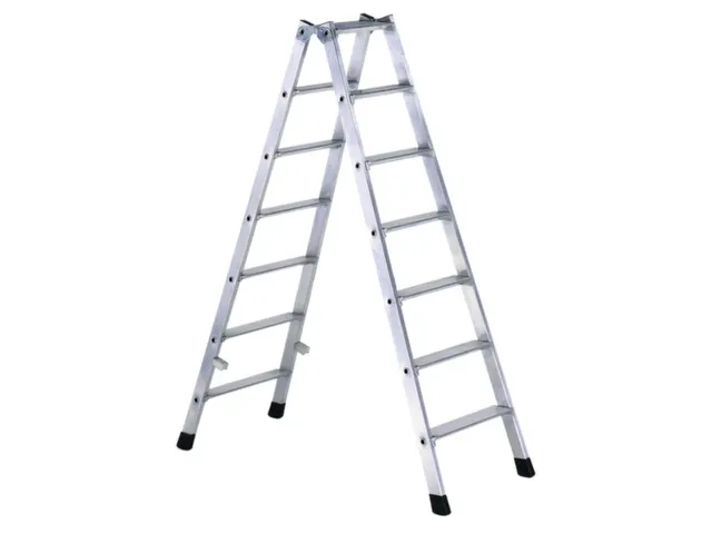 Boktrap Aluminium L 1 61M 2X7Treden Dubbelzijdig