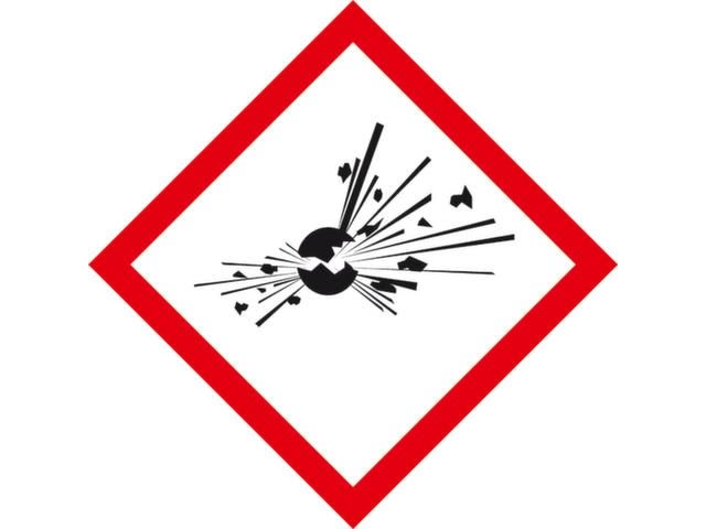 DiscountOffice Gevarensymbool Explosiegevaar Lxb 26X26Mm Rol ...