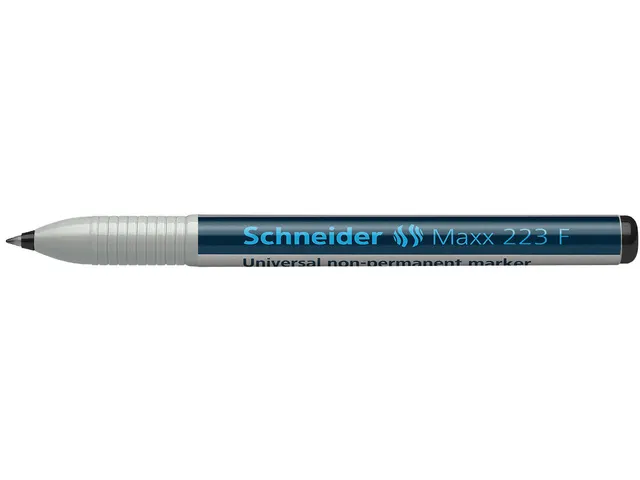 Universele marker Schneider Maxx 223 F non-permanent zwart