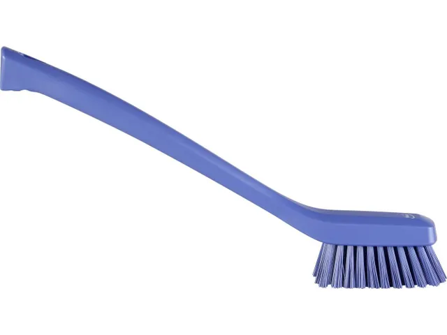Vikan Hygiene smalle borstel Paars lange steel