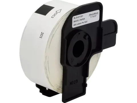 Ptouch Dk-11201 Etiket wit QL550 29x90mm 400 stuks