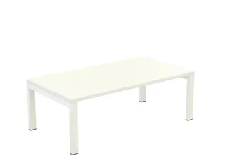 bijzettafel,HxBxD 400x1140x600mm,rechthoekig,4voeten wit - 1