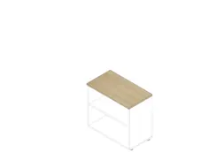 kantoorstelling,HxBxD 730x800x450mm,1xhouten vloer,2ordnerhoogtes