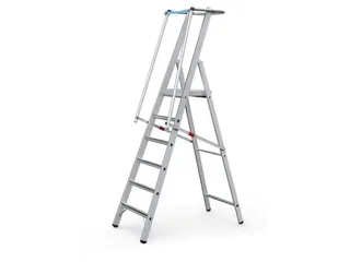 Platformladder Aluminium Bordes H X B X D 1580X 400X 400Mm 6Treden - 3