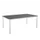 In hoogte verstelbaar bureau,HxBxD 720-840x1800x1000mm,CC-zwart