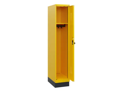 schoollocker,HxBxD 1630x300x500mm,1vak,vak B 300mm,draaigrendel,sokkel