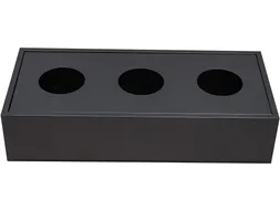 Plantenbak tbv schuifdeurkast Zwart RAL9005