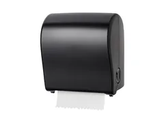 Handdoekroldispenser Kunststof Zwart Mini PQSAutKZ