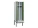 locker voor scheiding van kleding,HxBxD 2120x600x815mm,2vak