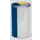 Afvalverzamelstation 3x30 Liter 720x420mm Staal Geel/Blauw/Lichtgrijs