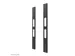 Neomounts AWL-250BL18 Kit d'extension VESA - max 75 kg - VESA 600 à 8