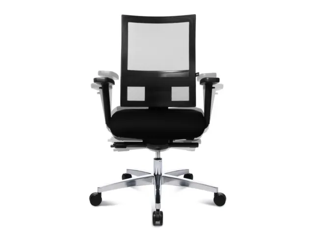 Bureaustoel Zwart Sitness 60 Netrug Armleuningen