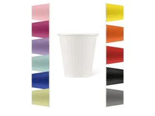 Beker porselein Les Artistes Paris 180ml met siliconen grip Wit - 5