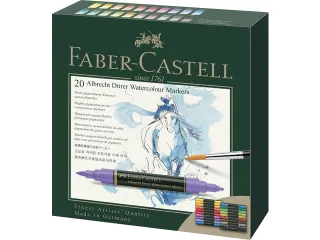 Aquarel marker Faber-Castell Albrecht Dürer doos a 20 stuks - 4