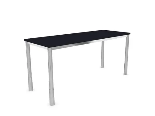 In hoogte verstelbaar bureau,HxBxD 720-840x1600x600mm,CC-zwart