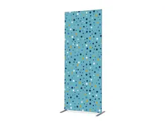 Scheidingswand Textiel Deco 85x200cm Dots Blauw ECO