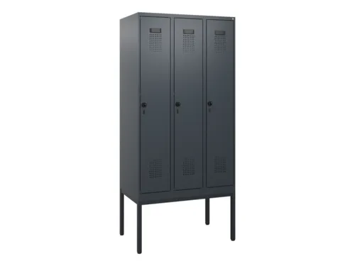 schoollocker,HxBxD 1950x900x500mm,3vak,vak B 300mm,draaigrendel