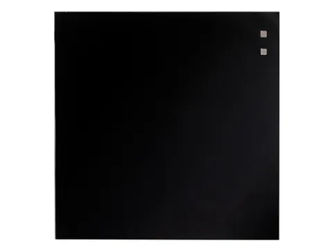 Glasmagneetbord Naga 35x35cm zwart
