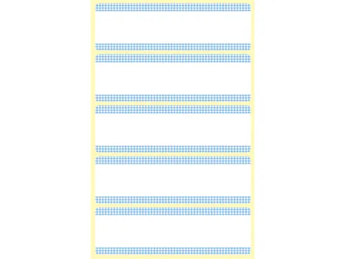 diepvriesetiket Z-design Home 76x22mm 25 etiketten wit/blauw