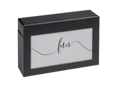 Fotobox walther design Fun 10x15cm 100 foto's zwart