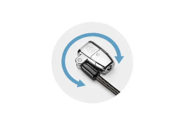 Câble de sécurité universel ClickSafe 2.0 à clé