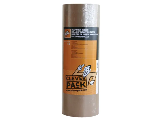 Inpakpapier Cleverpack Kraft 70gr 500mmx220mtr Rol