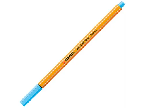 Fineliner STABILO point 88/031 fijn neon blauw