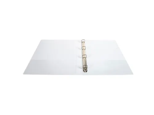 Ringmap PP personaliseerbaar Kreacover 4 rings D-mech 20mm A4 maxi Wit