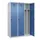 locker voor scheiding van kleding,HxBxD 1850x1200x500mm,3vak
