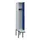 locker met bank,HxBxD 2120x300x815mm,1vak,vak B 300mm,draaigrendel