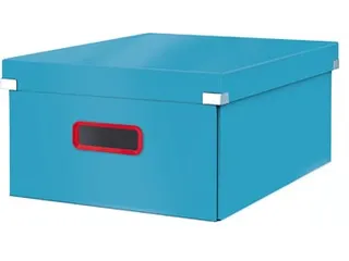 Cosy Click & Store grote opbergdoos blauw 85% gerecycled karton - 2