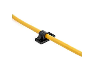 Zelfklevende Kabelmanagement Clips 5.5mm zwart 100 stuks - 6