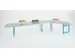 Courbe 45° Transporteur Galets Plastique Transporteur Largeur 400Mm