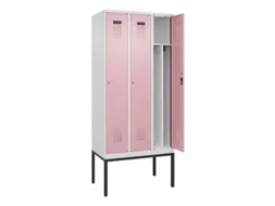 locker voor scheiding van kleding,HxBxD 2120x900x500mm,3vak