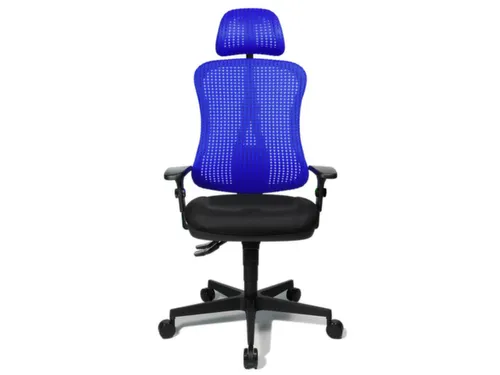 Topstar Bureaustoel HEAD POINT SY Netbekleding In Blauw