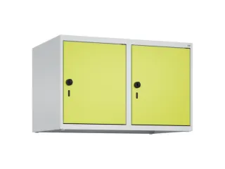 opzetkast,v. locker,2vak.,vak B 400mm,HxBxD 500x800x500mm,vleugeldeur - 1