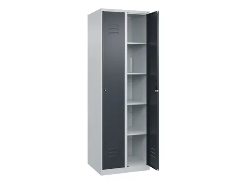 wasgoedverdeelkast,HxBxD 1850x600x500mm,vak B 300mm,cilinderslot