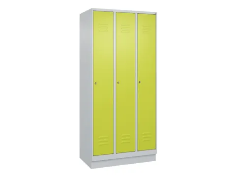 locker,HxBxD 1950x900x500mm,3vak,vak B 300mm,cil.-slot,sokkel
