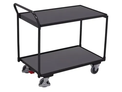 tafelwagen,draagverm. 250kg,2etage(s),laadvl. LxB 985x590mm,houtetage