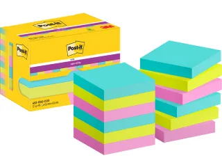 Memoblok Post-it 622 Super Sticky 47,6x47,6mm Cosmic 12 stuks - 2