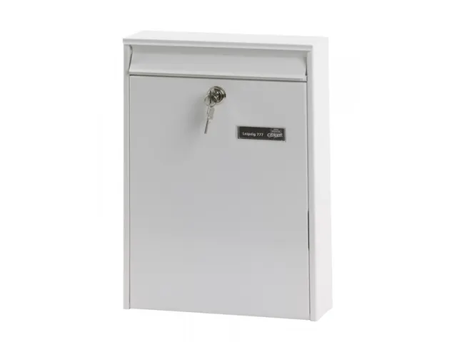 Brievenbus ‘leipzig’ Staal Wit