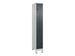 Z-garderobekast,HxBxD 1950x300x500mm,vak B 150/300mm,draaigrendel - 1