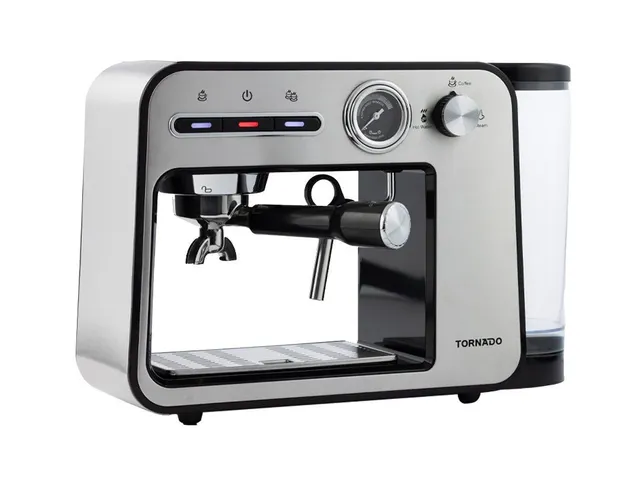 Tornado 5-in-1 koffiemachine 19 bar zwart RVS