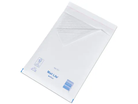 Luchtkussenenvelop Mail Lite J/6 wit 92 g/m² 300x440 100 stuks